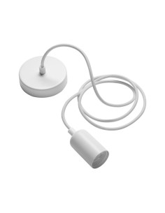 Wiva 90070005 E27 Plastic Silicone Pendant Light, Modern Design